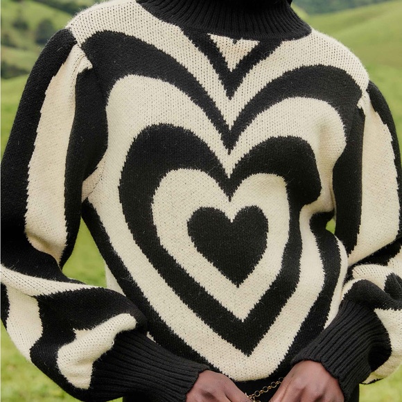 Farm Rio heart sweater - Picture 6 of 6
